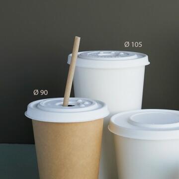 Molded Fiber Cold Cup Lid GI-SIP 80/90