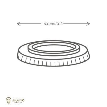 PET Portion Cup Lid J-62/J-75