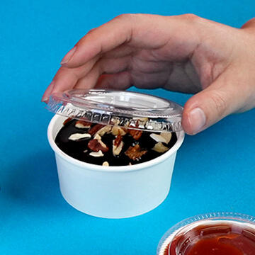 PET Portion Cup Lid J-62/J-75