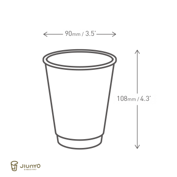 12oz Double-wall Paper Hot Cup JY-12ozA1DW