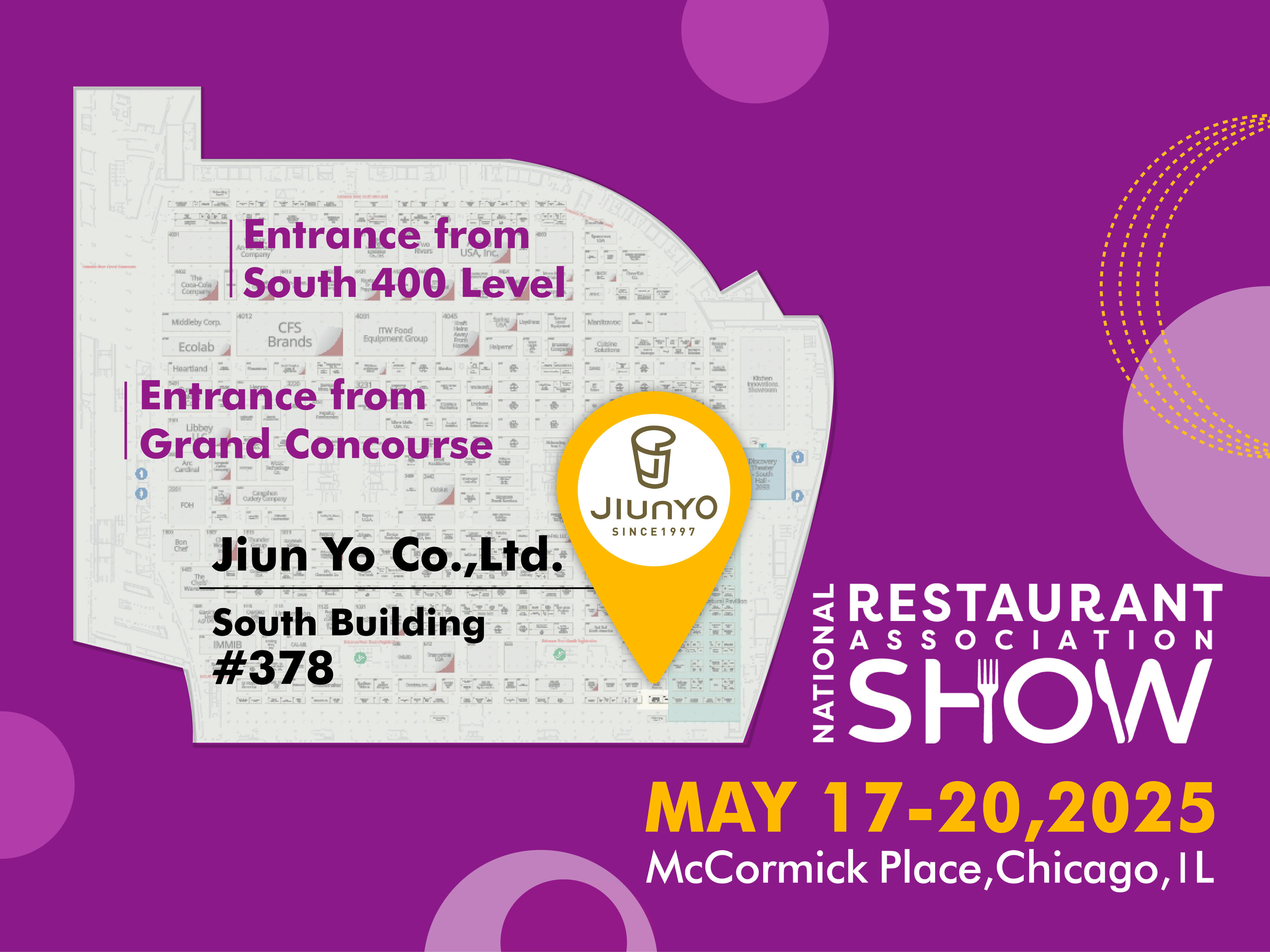 Join us at The 2025 National Restaurant Association Show (NRA) in Chicago