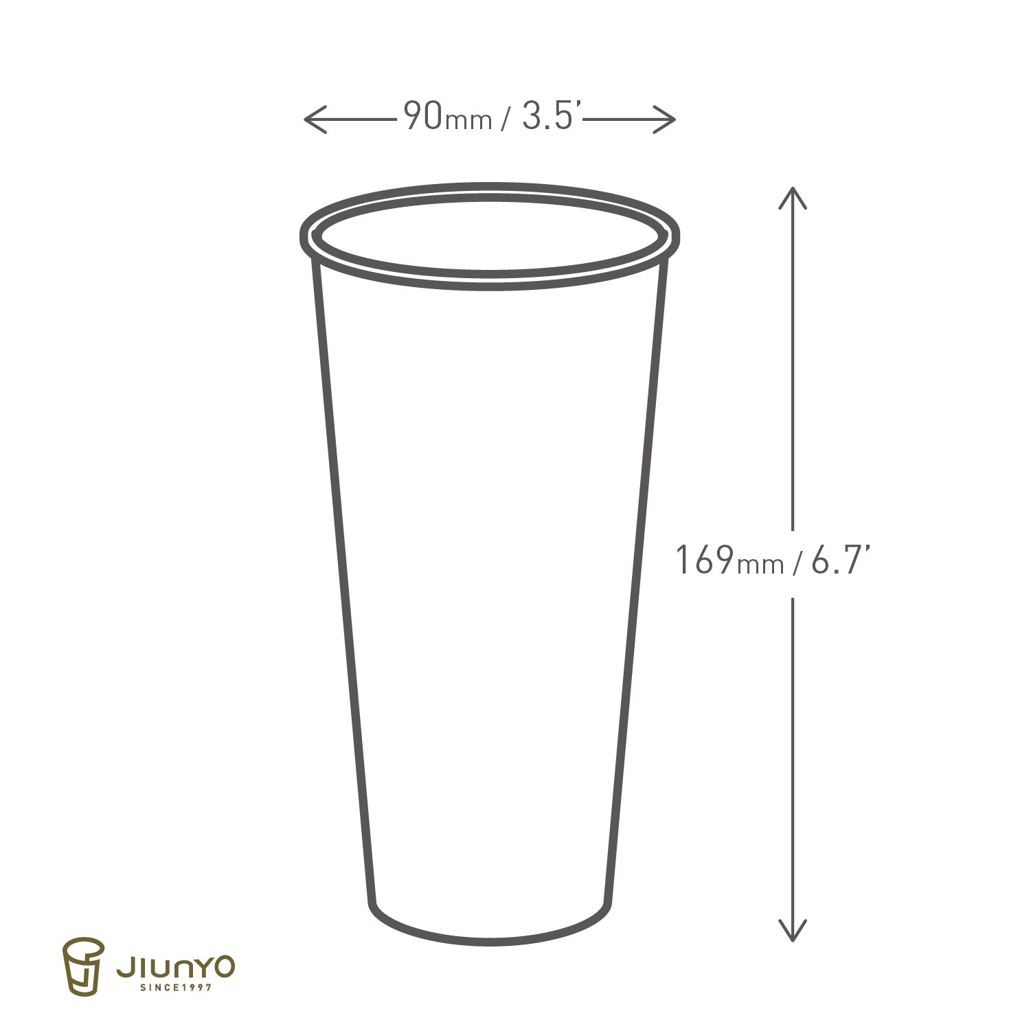 22oz PLA Paper Coffee Cup JY-22oz