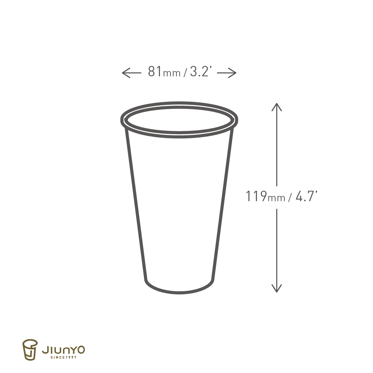 12oz(80) Compostable Cold Drink Cup JY-360cc(80)