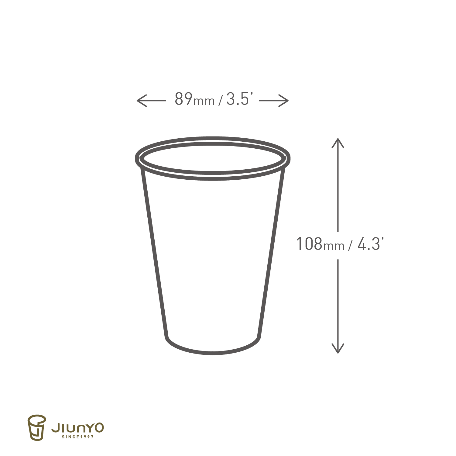 12oz(90) Compostable Cold Drink Cup JY-400ccA1