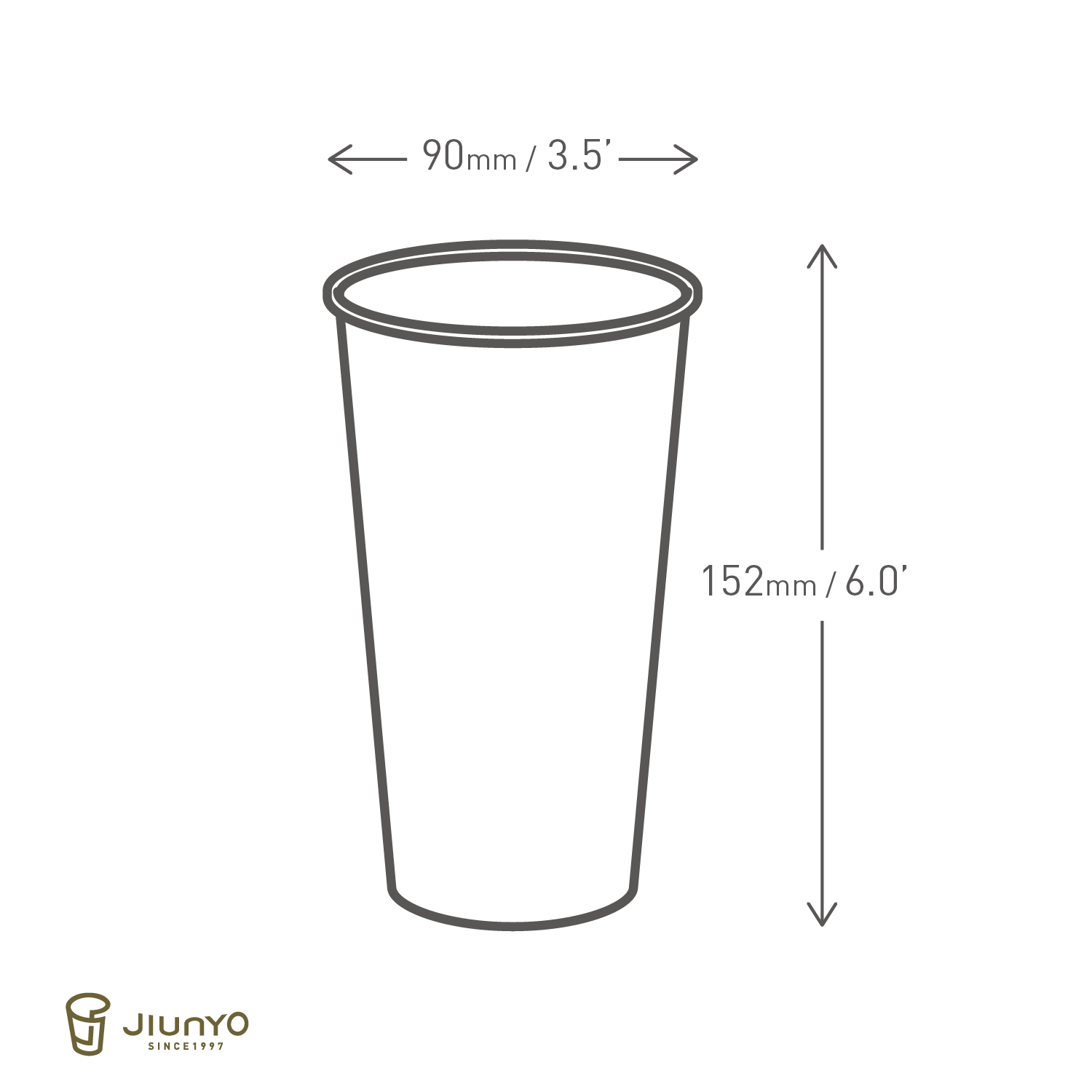 20oz Compostable Cold Drink Cup JY-600cc