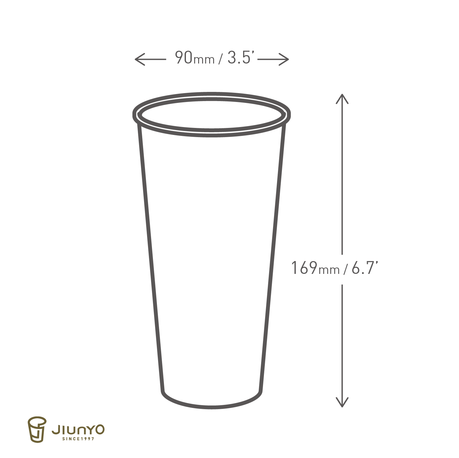 22oz Compostable Cold Drink Cup JY-660ccA