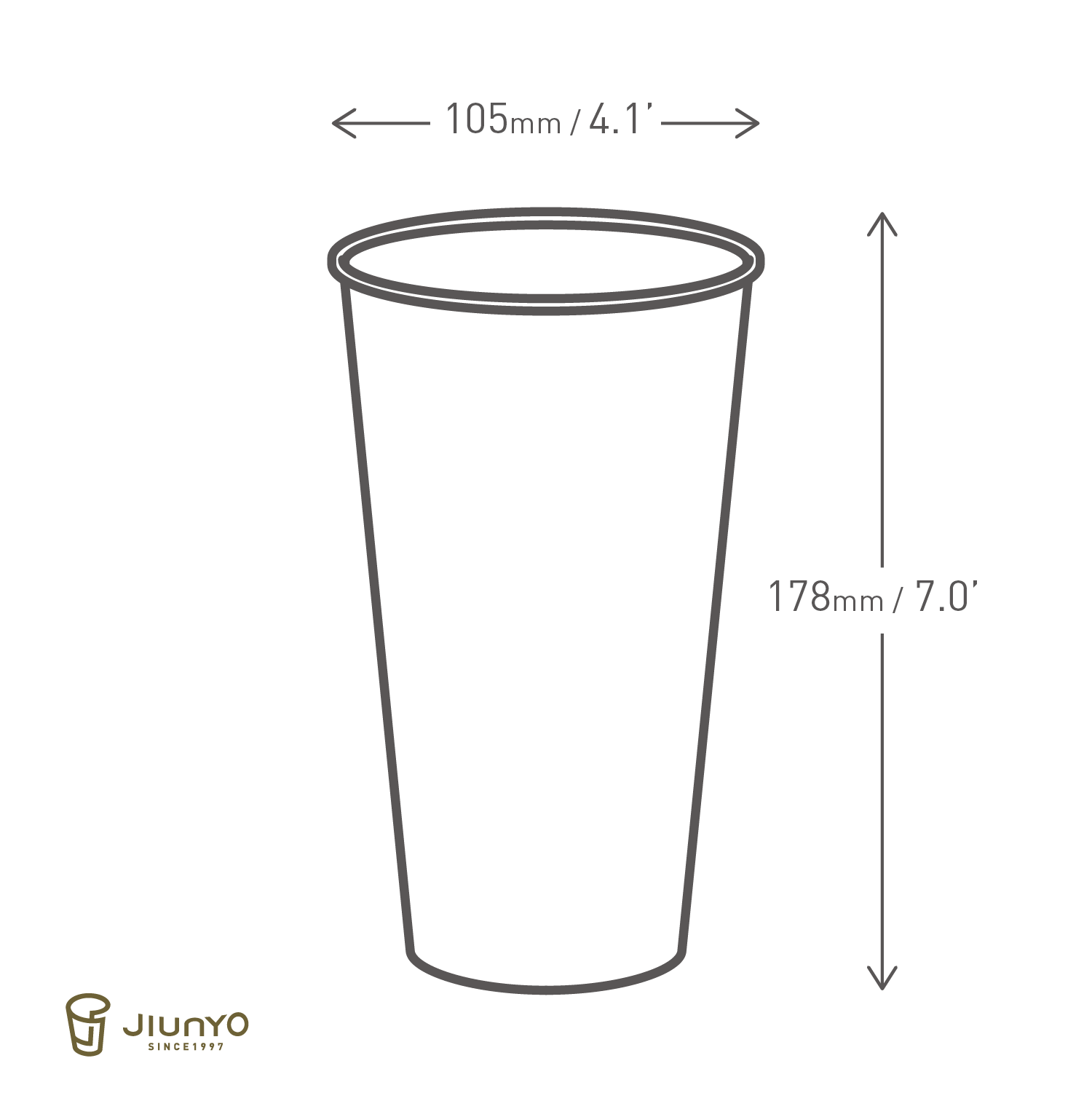 32oz Compostable Cold Drink Cup JY-960cc(32oz)