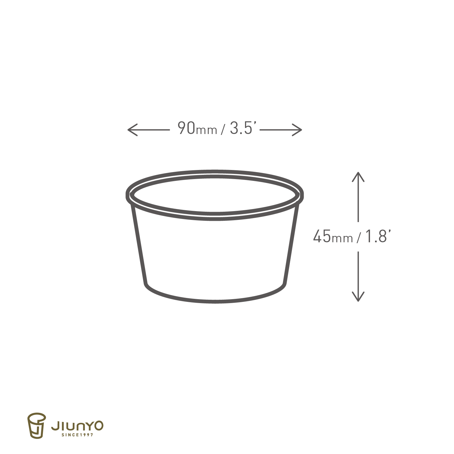 6oz(90) Paper Soup Cup JY-6ozS1