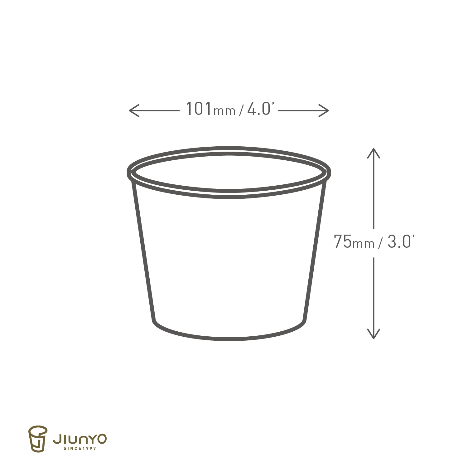 12oz(100) Paper Soup Cup JY-390ccH2