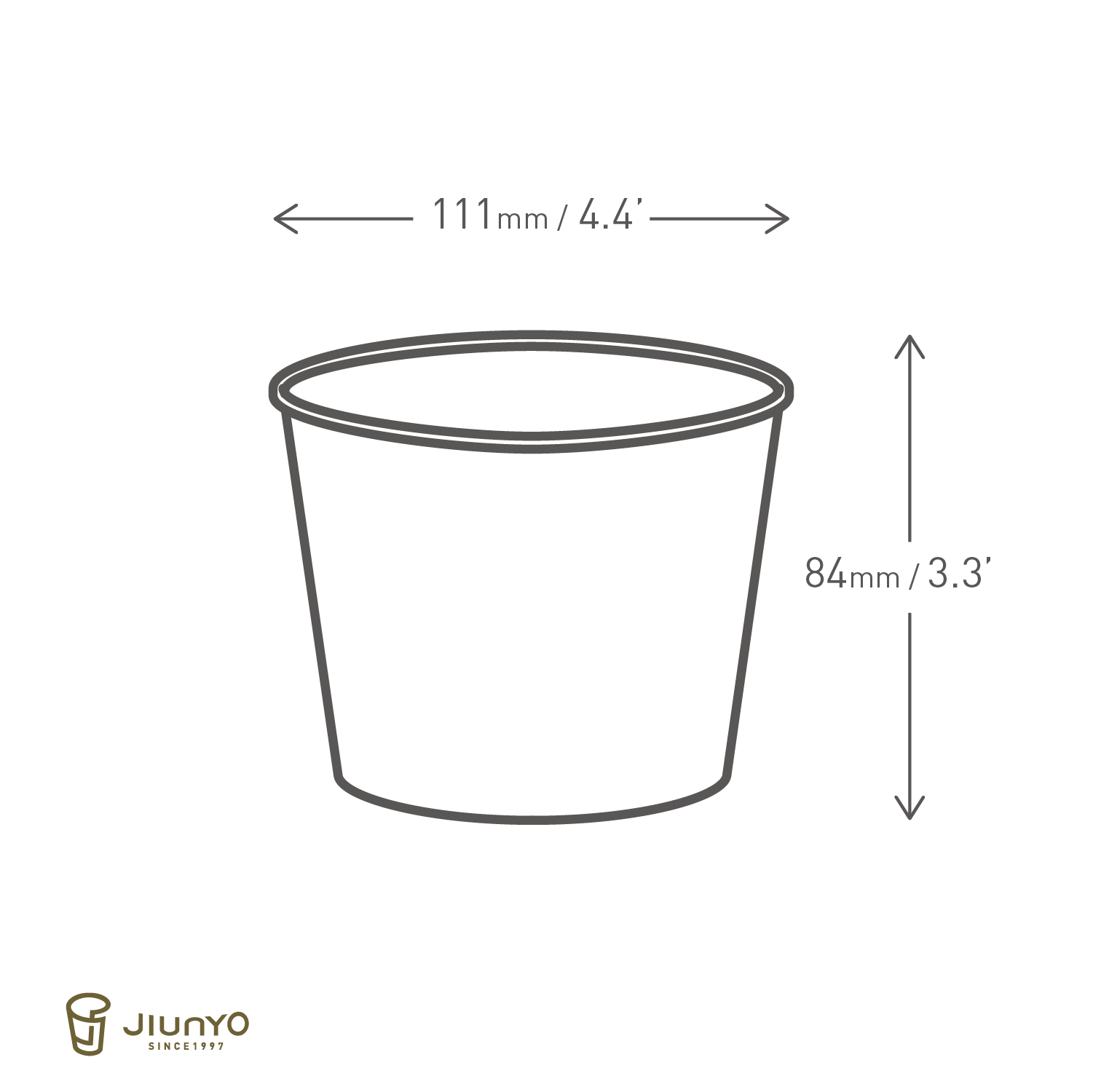 16oz(112) Paper Soup Cup JY-520cc