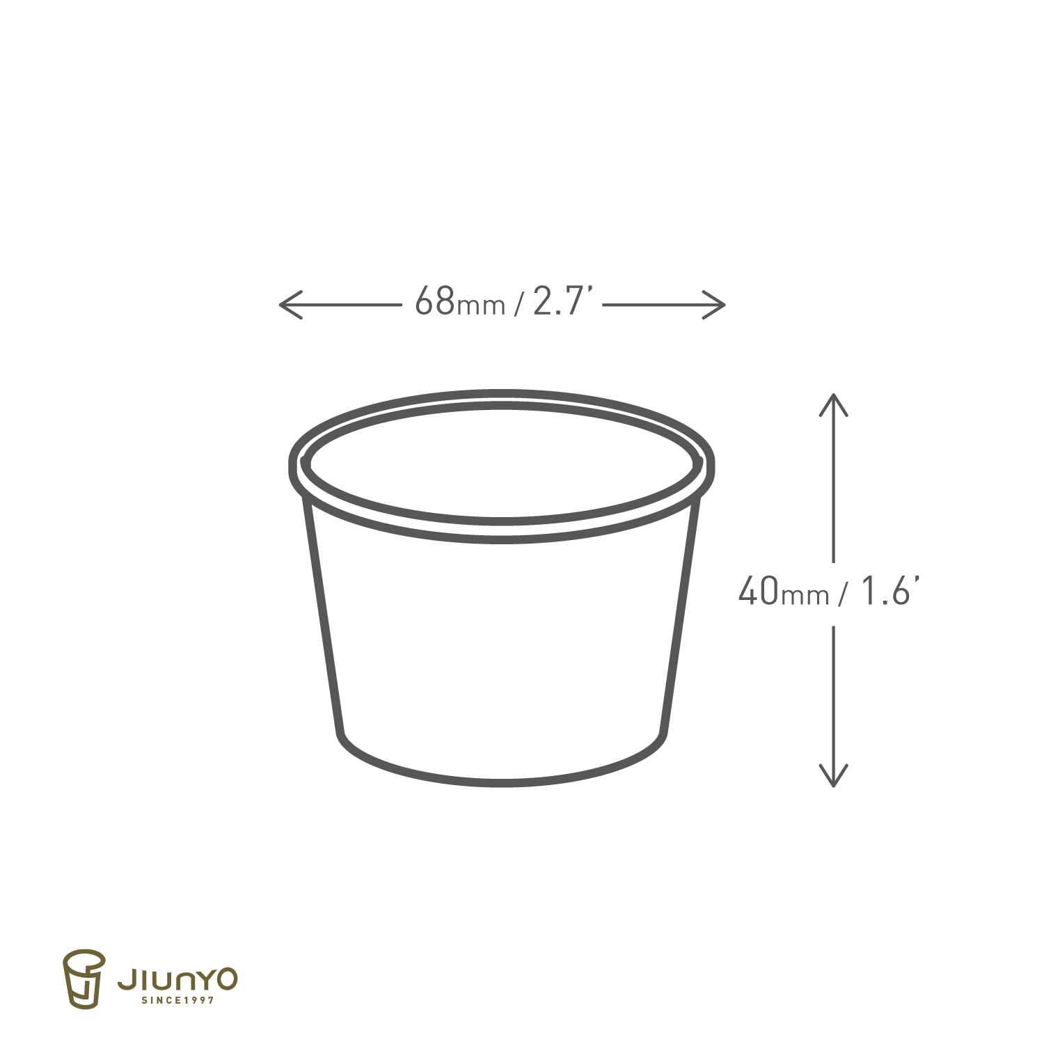 2oz(68) Paper Food Container A-2oz