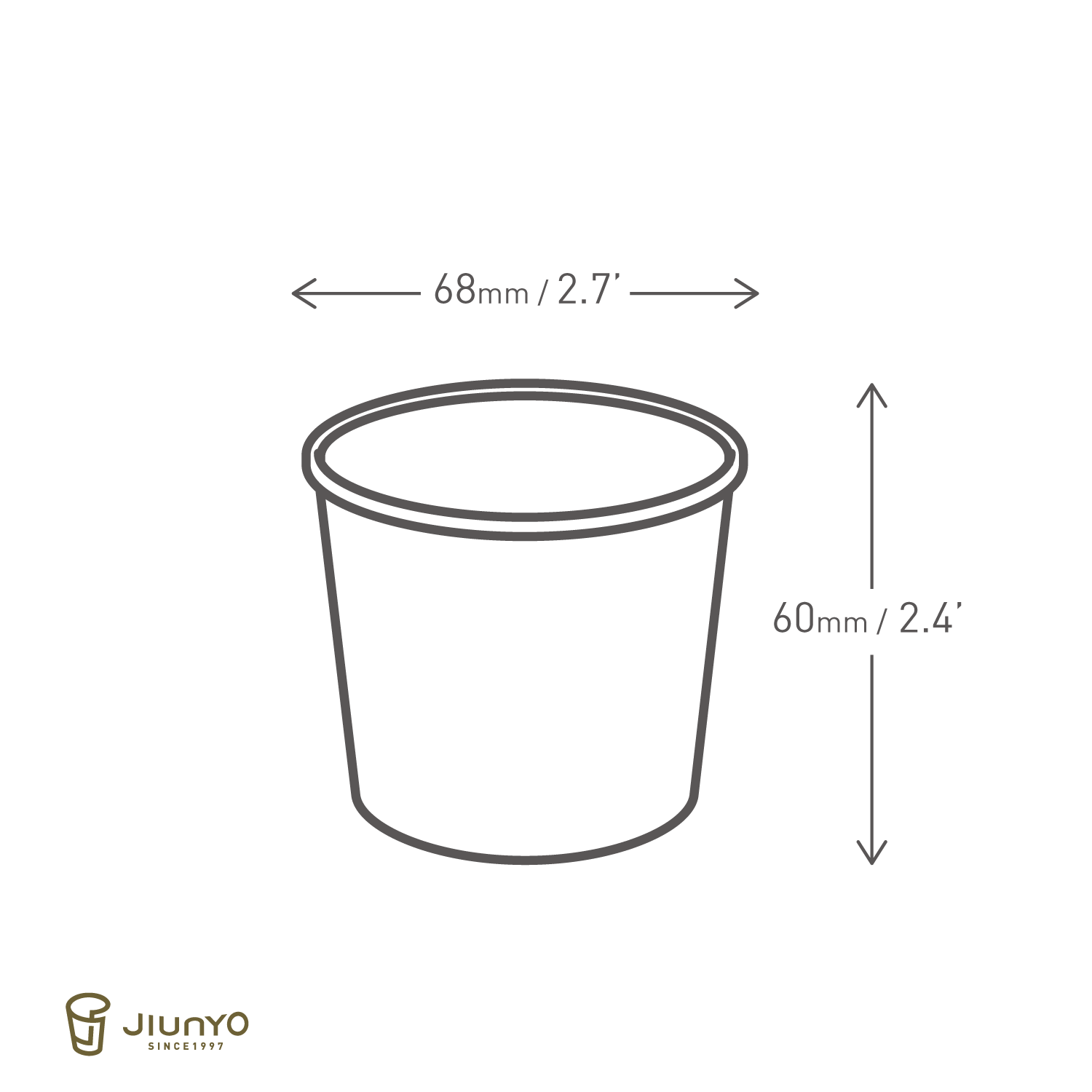 4oz(68) Paper Food Container A-4ozL