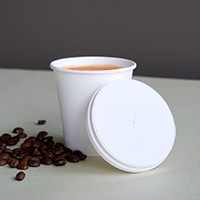 Paper Cold Cup Lid with X-Slot 